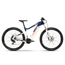 Велосипед Haibike SDURO HardNine 5.0 i500Wh NX 19 HB YCS, рама M, біло-синьо-жовтогарячий, 2019